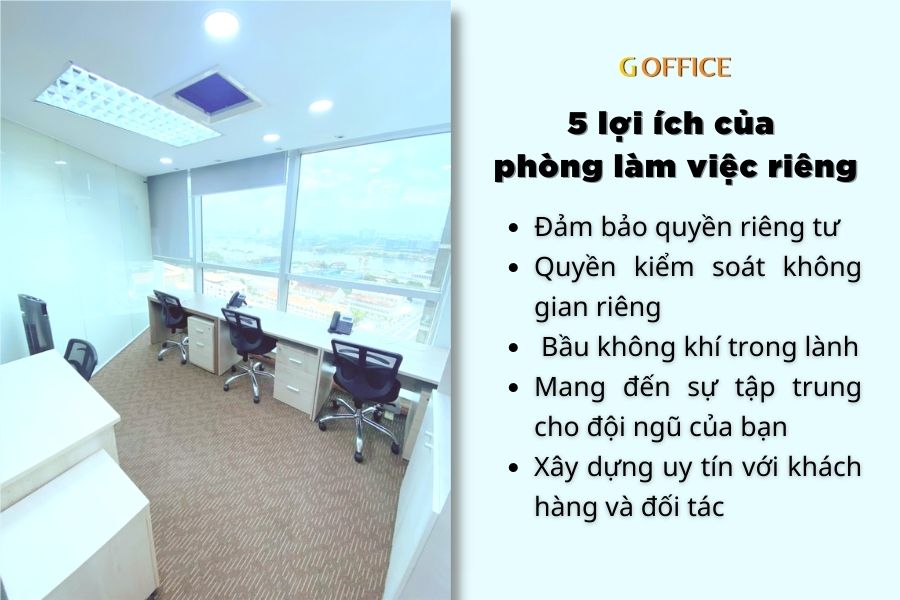 5 lợi ích của phòng làm việc riêng
