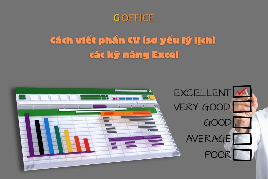 cách thể hiện các kỹ năng exel trên cv xin việc ấn tượng