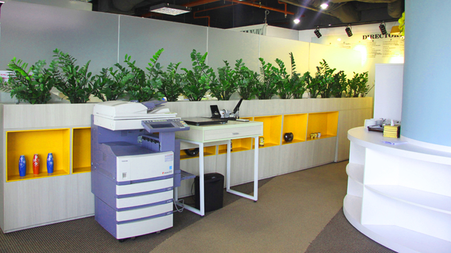 Khu trang bị tiện ích văn phòng tại G OFFICE