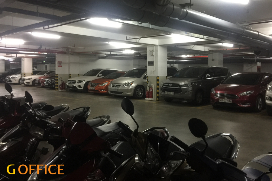 Bãi xe tòa nhà văn phòng hạng C