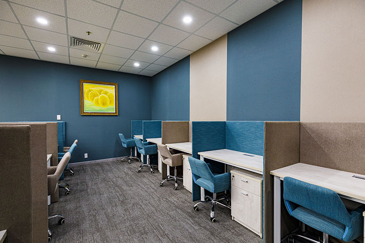 Không gian bàn làm việc riêng tại G OFFICE