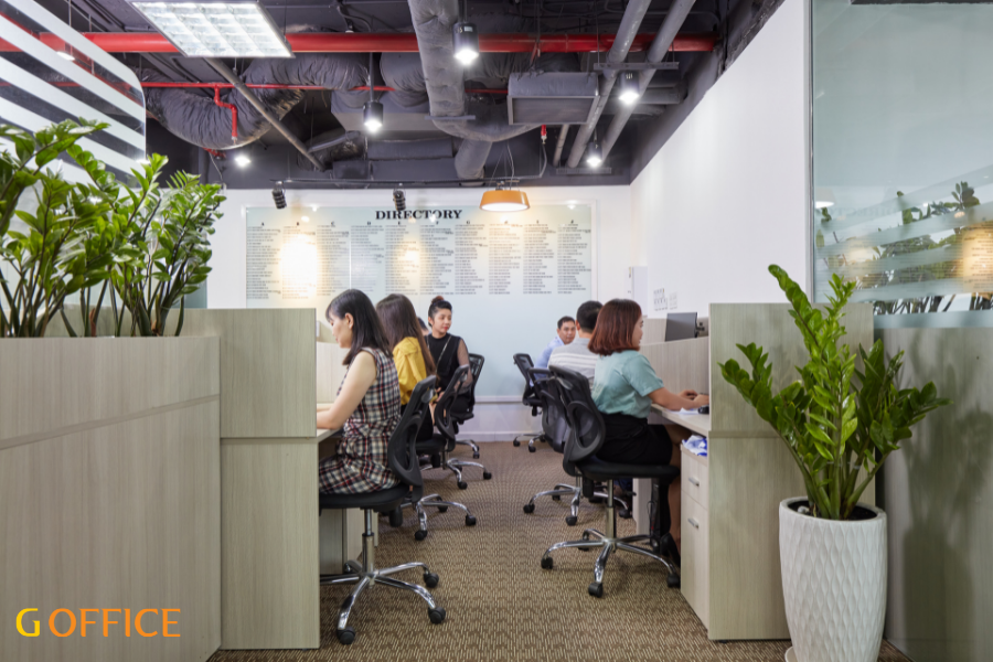 Thiết kế chiếu sáng cho văn phòng một cách khoa học tại văn phòng chia sẻ G Office
