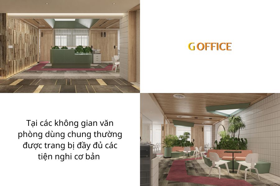 không gian văn phòng dùng chung cung cấp đầy đủ các tiện nghi cơ bản