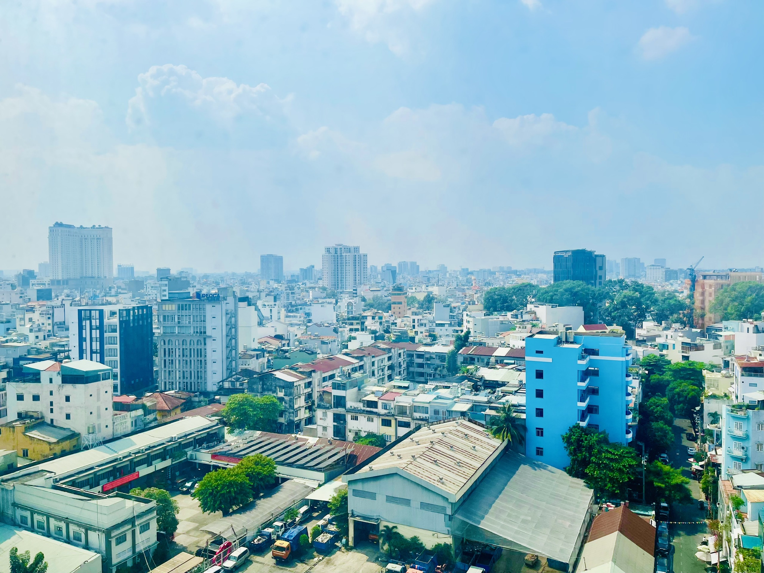 view từ văn phòng G Office chi nhánh Citilight Tower